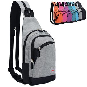 8040 Mini Sling Bag Convertible Crossbody Backpack Small Shoulder Bag Chest